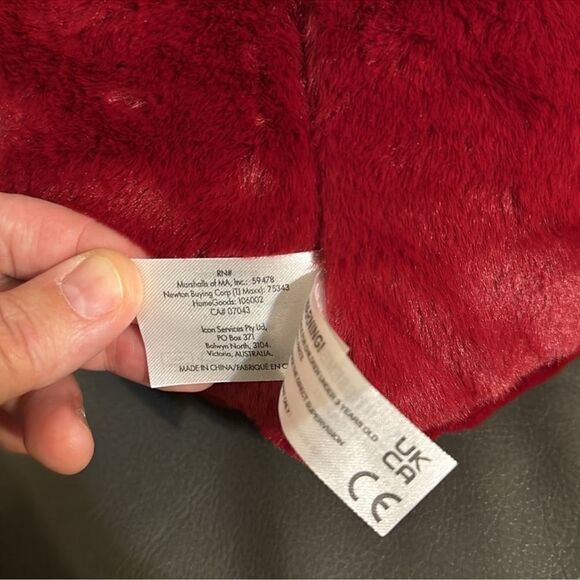 Snuggle Buddies Warm Me I’m Yours Dark Red Heart Removable Heatable Belly - Picture 10 of 11